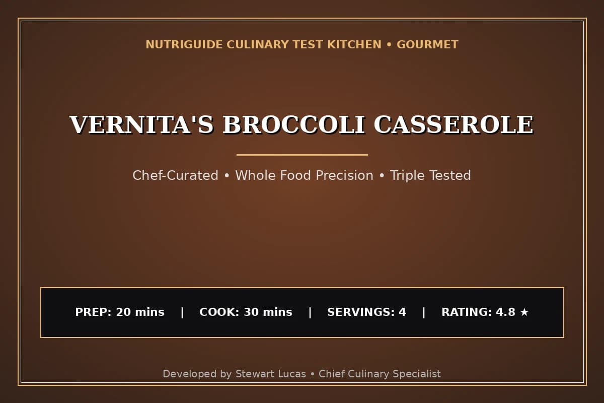 Vernita'S Broccoli Casserole