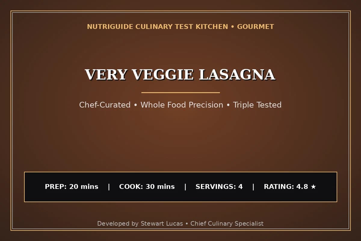 Very Veggie Lasagna