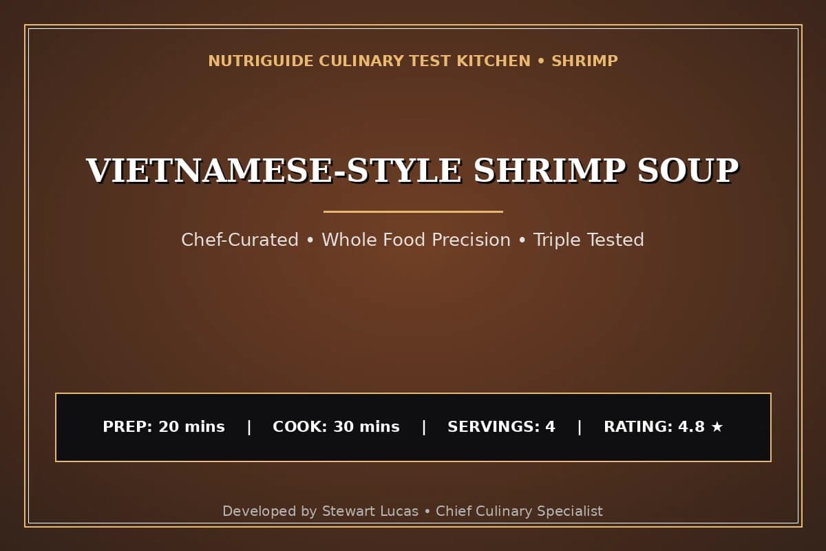 Vietnamese-Style Shrimp Soup