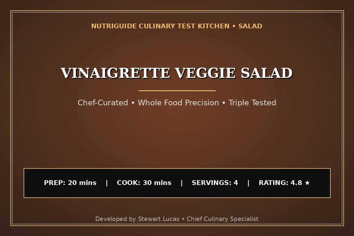 Vinaigrette Veggie Salad