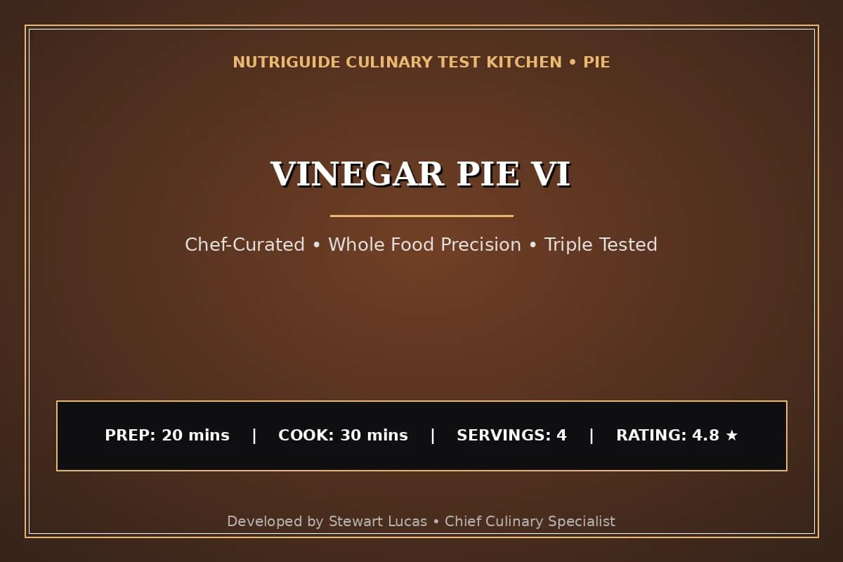 Vinegar Pie Vi