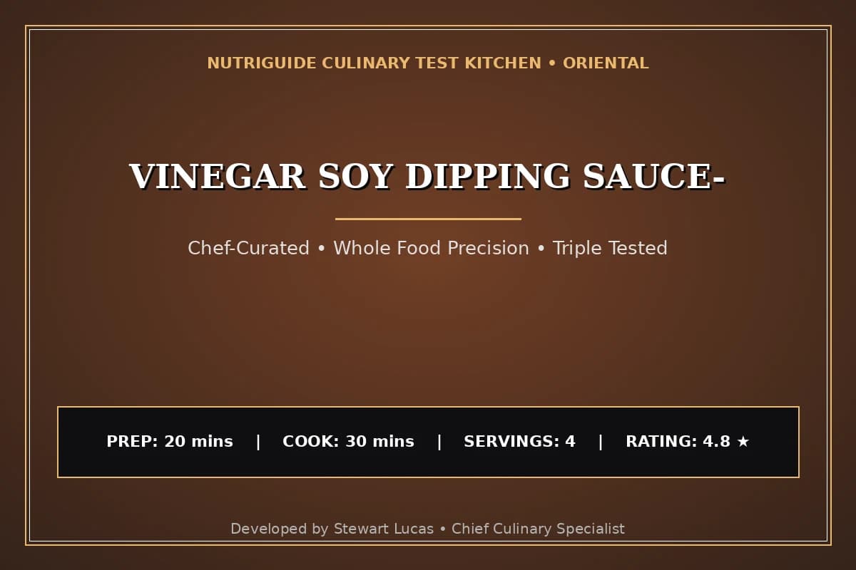 Vinegar Soy Dipping Sauce-