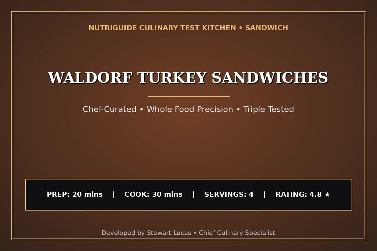 Waldorf Turkey Sandwiches