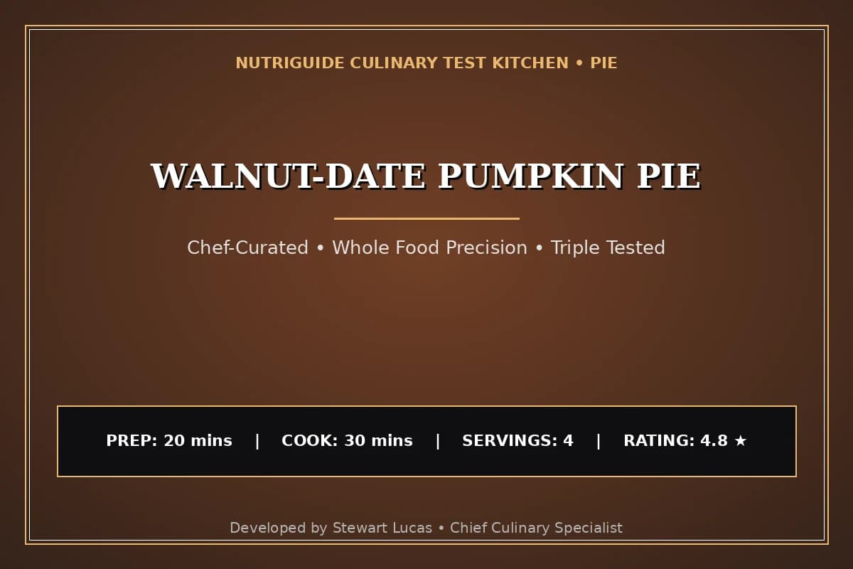 Walnut-Date Pumpkin Pie