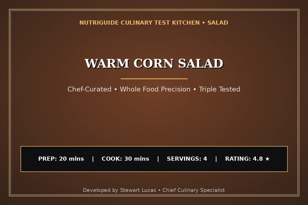 Warm Corn Salad