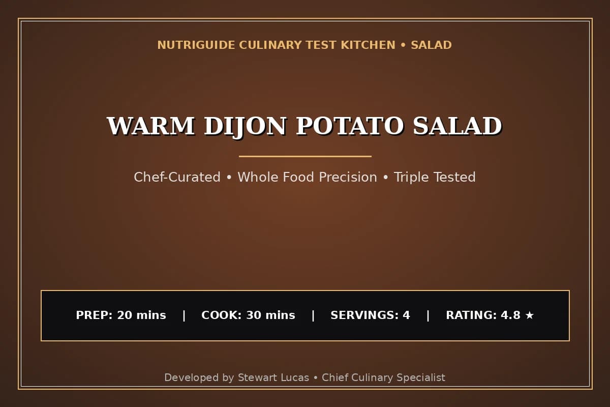 Warm Dijon Potato Salad