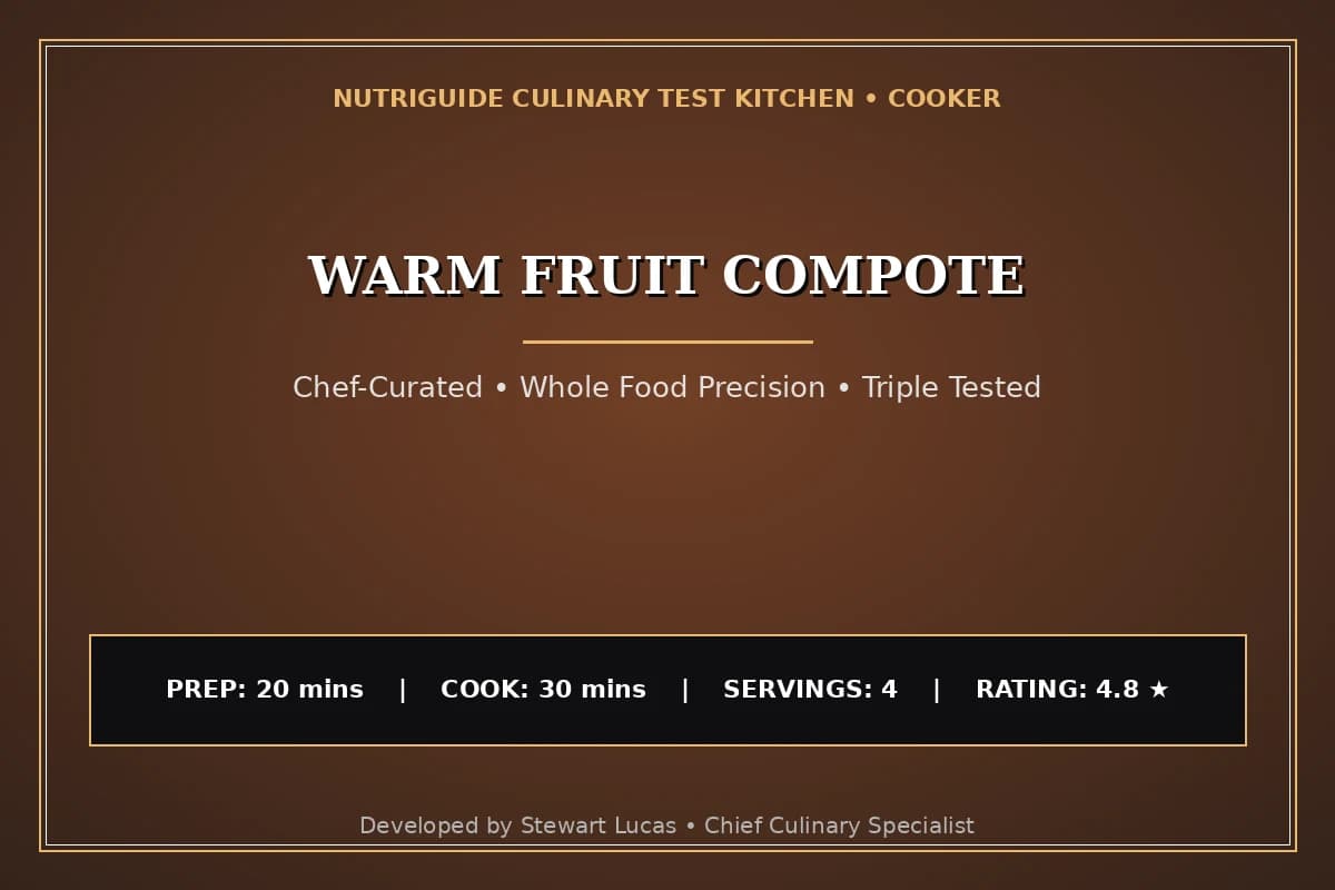 Warm Fruit Compote