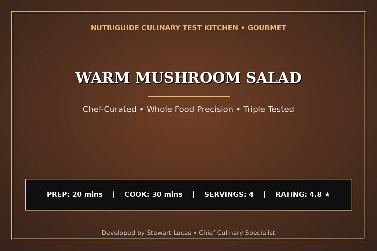 Warm Mushroom Salad