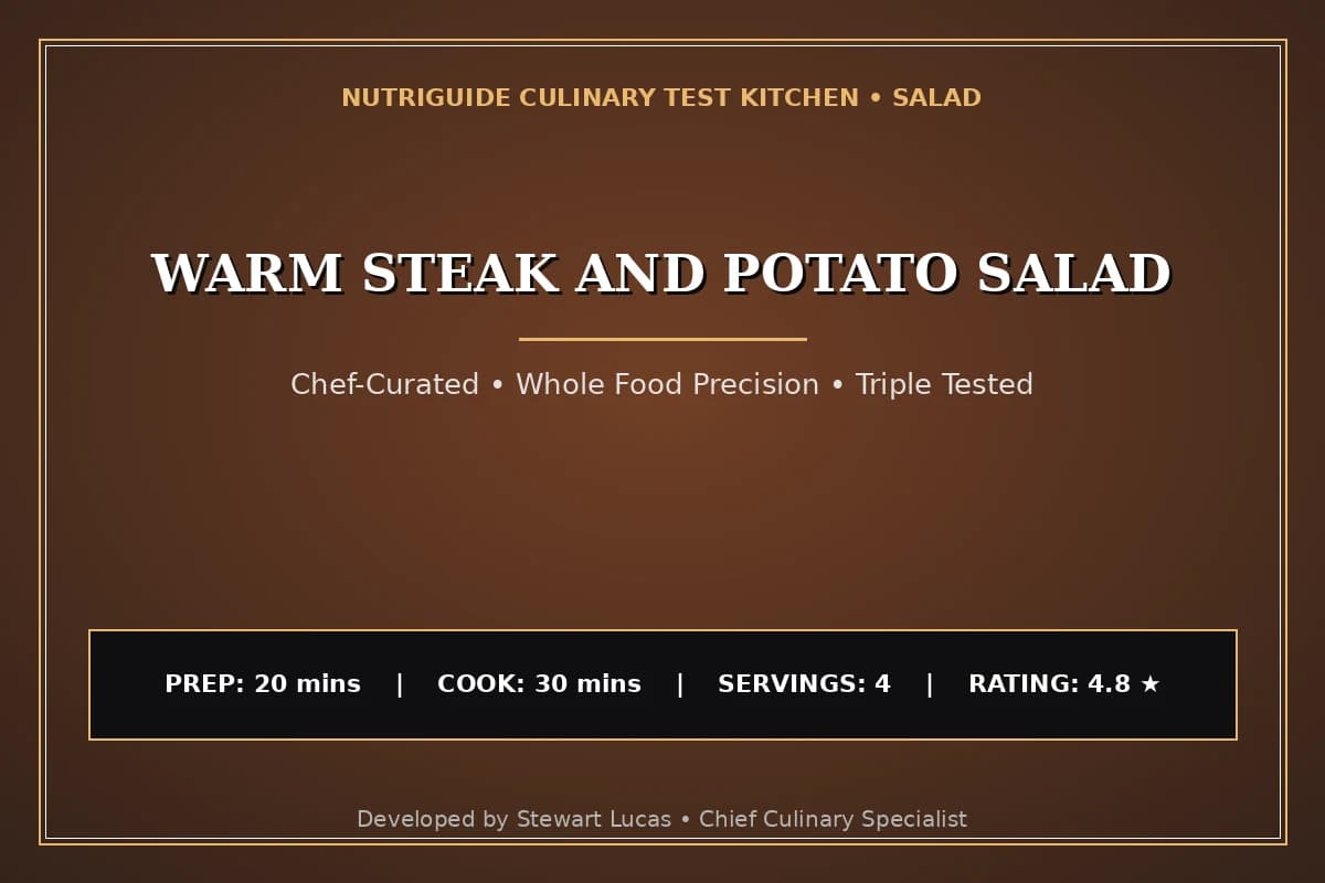 Warm Steak And Potato Salad