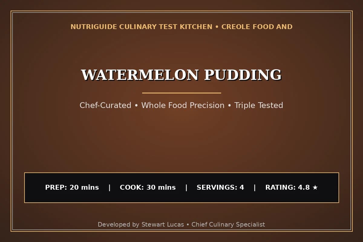 Watermelon Pudding