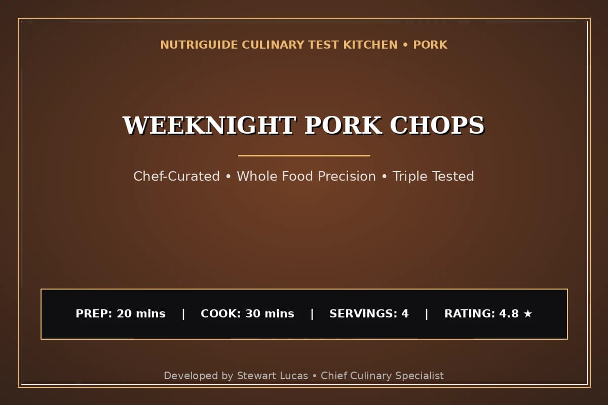 Weeknight Pork Chops