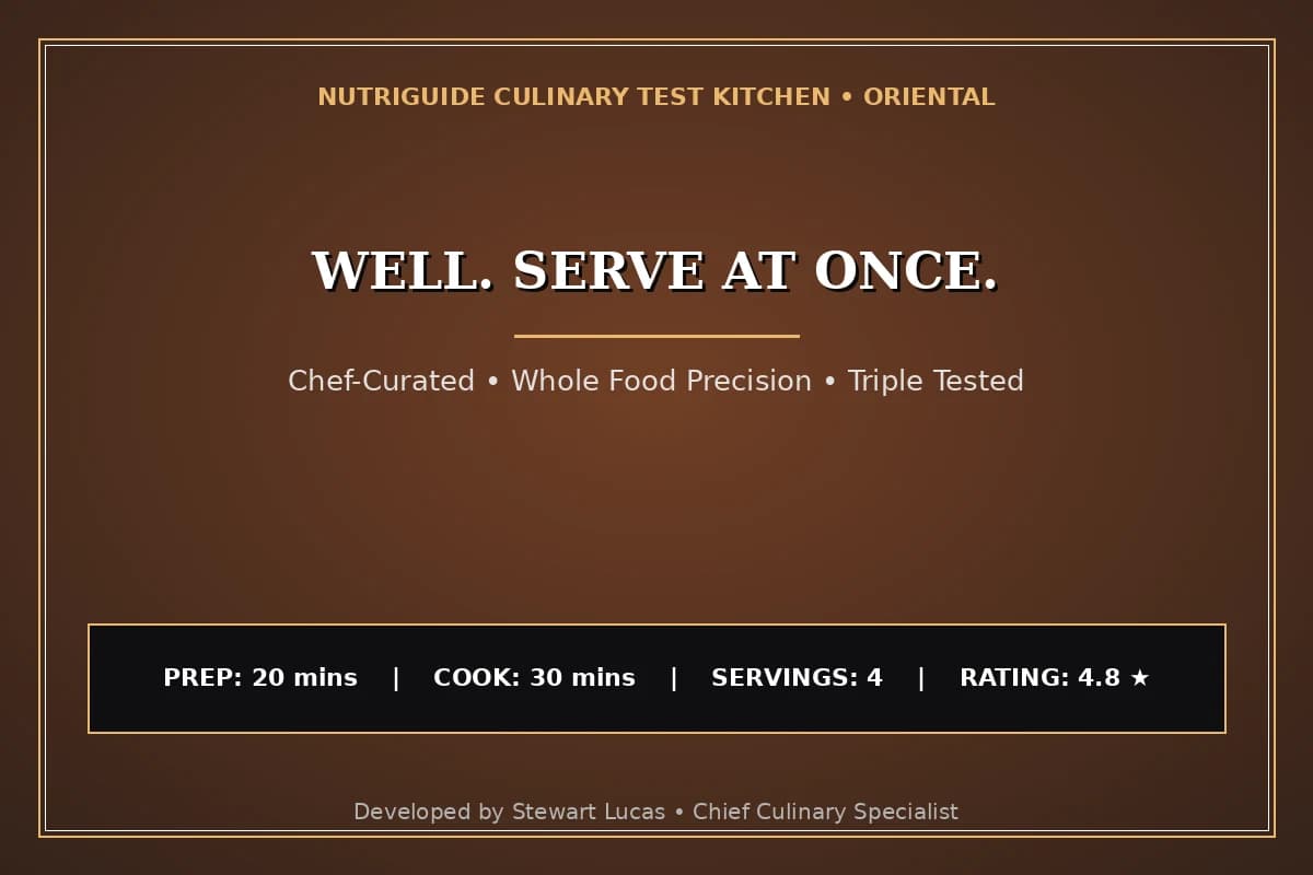 Well. Serve At Once.