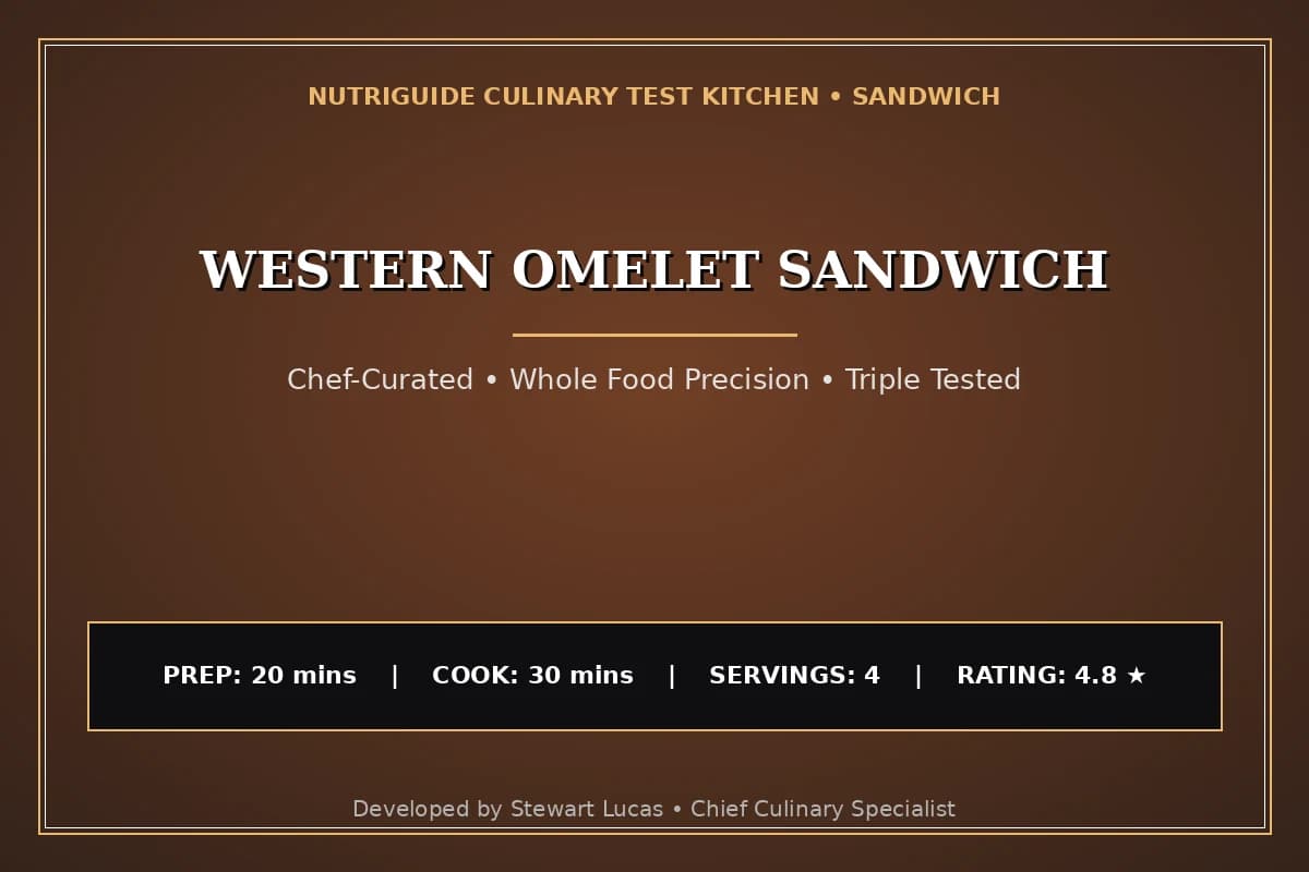 Western Omelet Sandwich