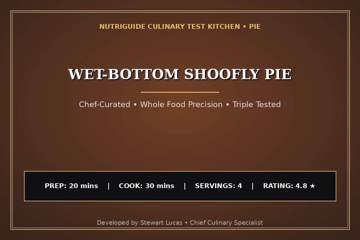 Wet-Bottom Shoofly Pie