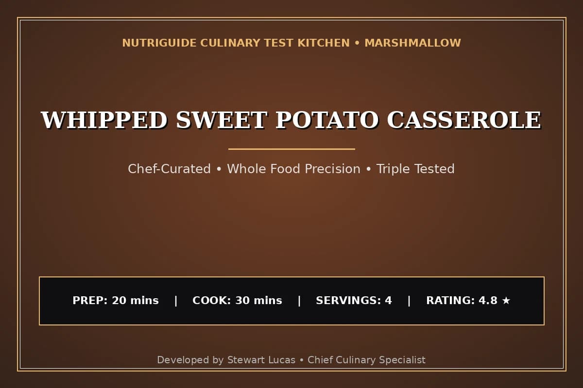 Whipped Sweet Potato Casserole