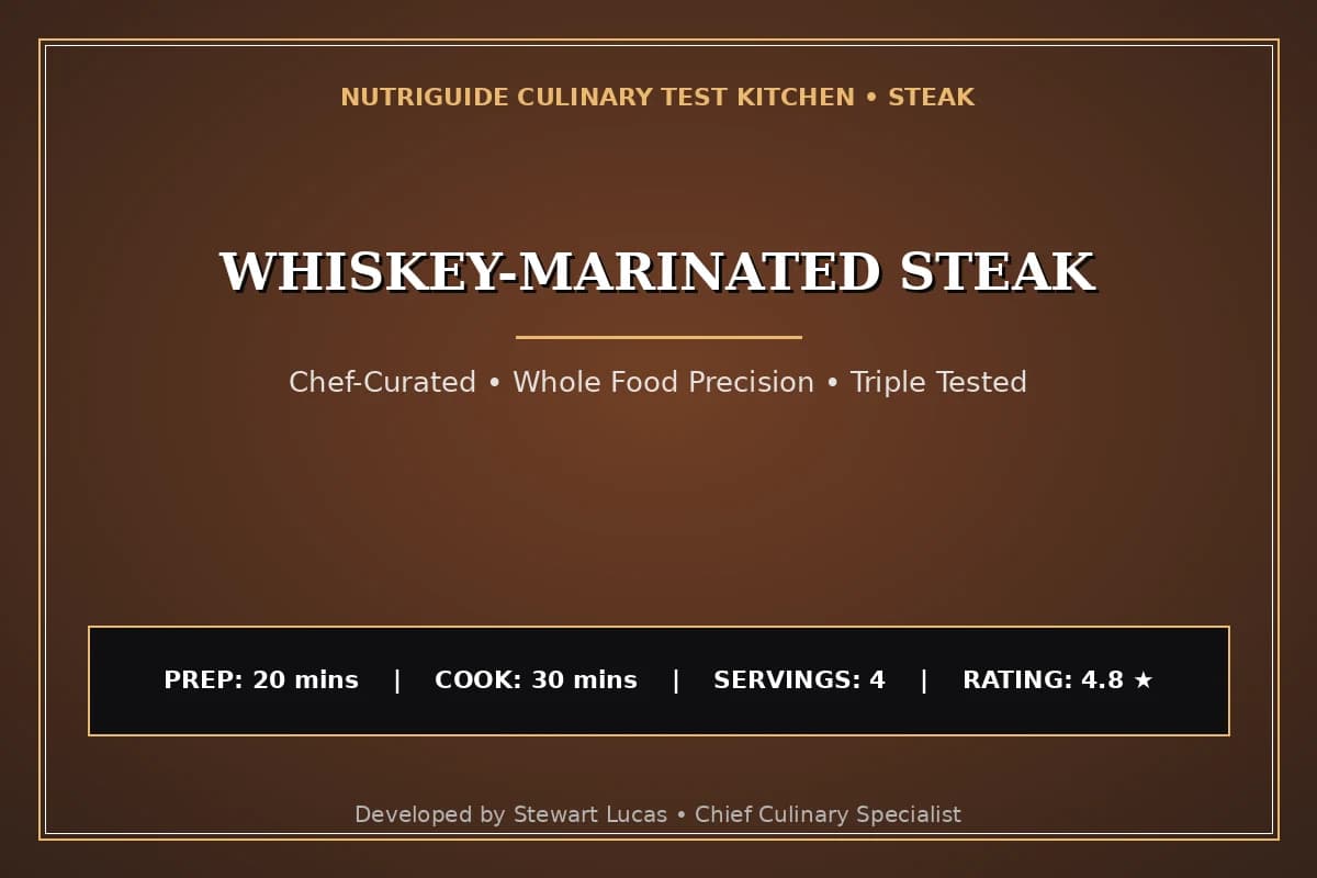 Whiskey-Marinated Steak