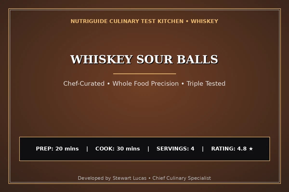 Whiskey Sour Balls