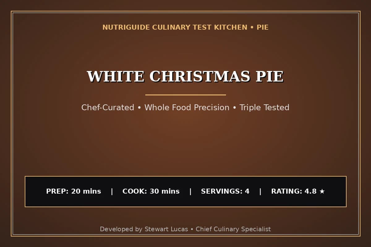 White Christmas Pie
