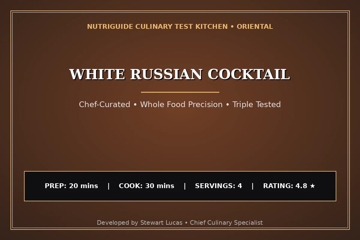 White Russian Cocktail