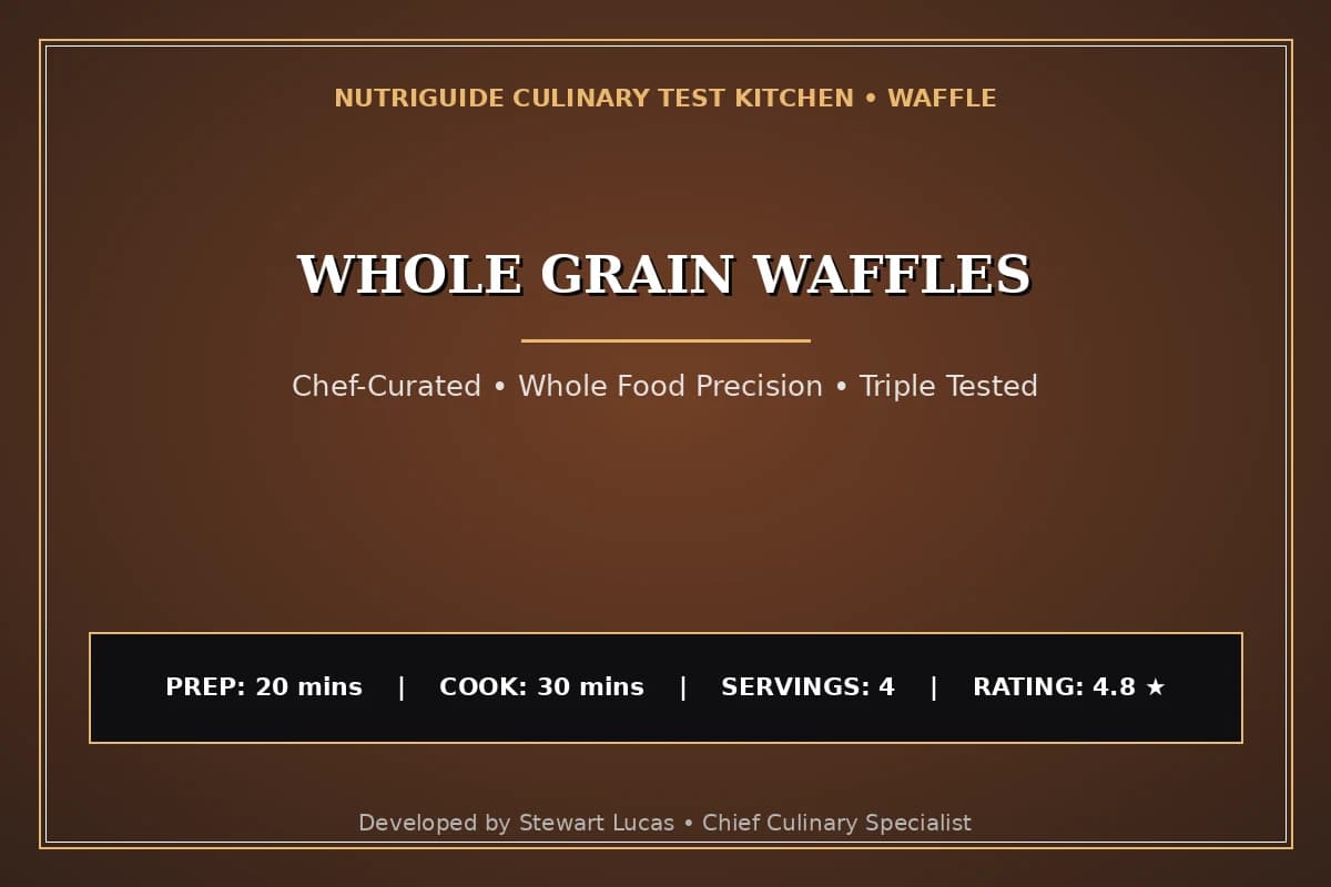 Whole Grain Waffles