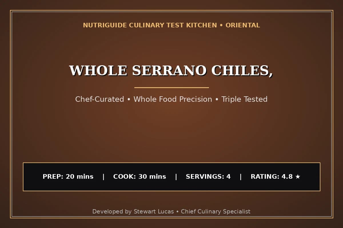 Whole Serrano Chiles,