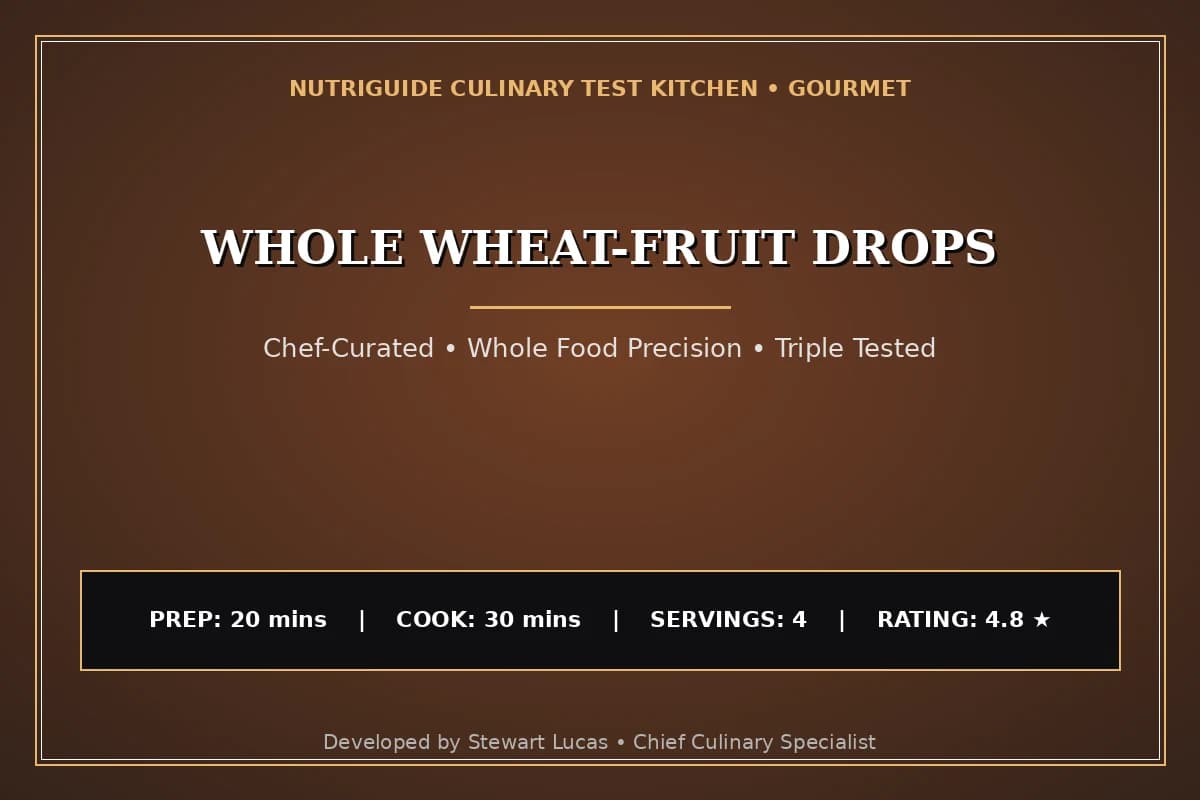 Whole Wheat-Fruit Drops