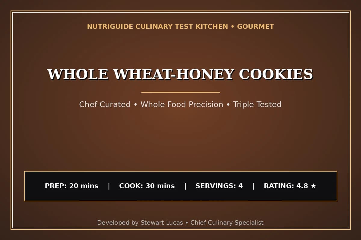 Whole Wheat-Honey Cookies