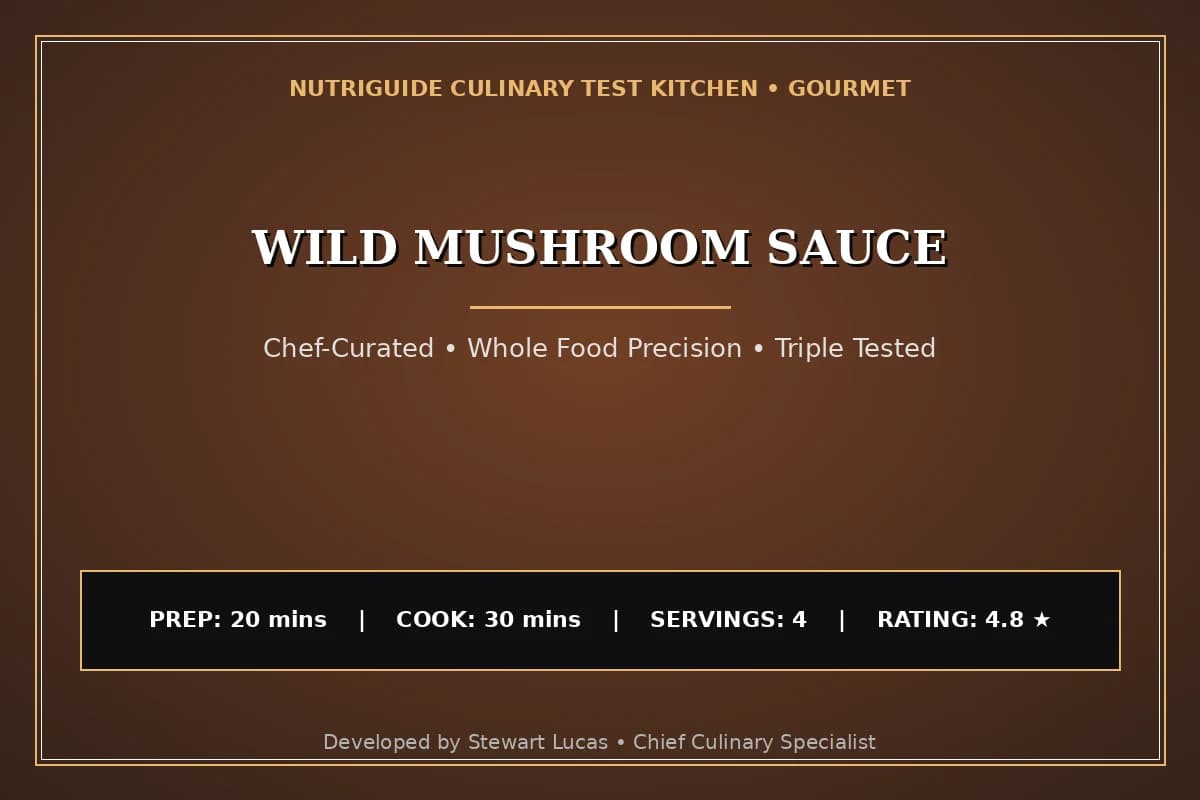 Wild Mushroom Sauce
