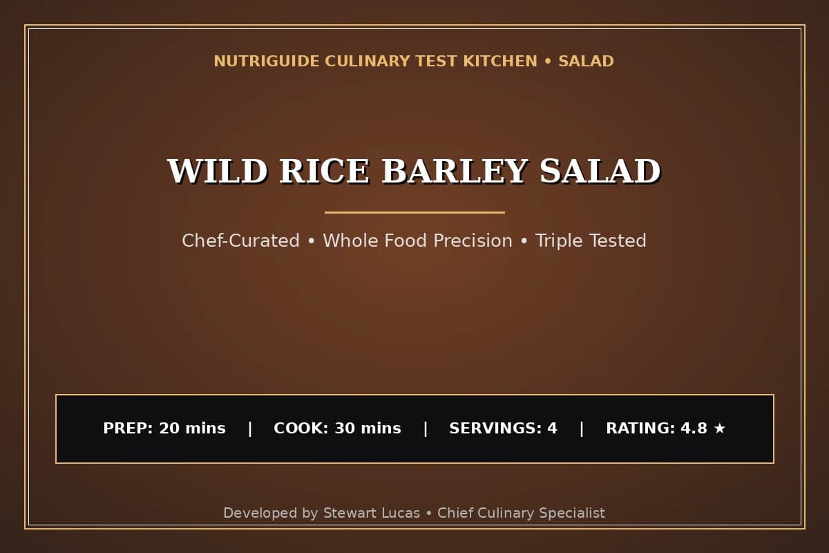 Wild Rice Barley Salad