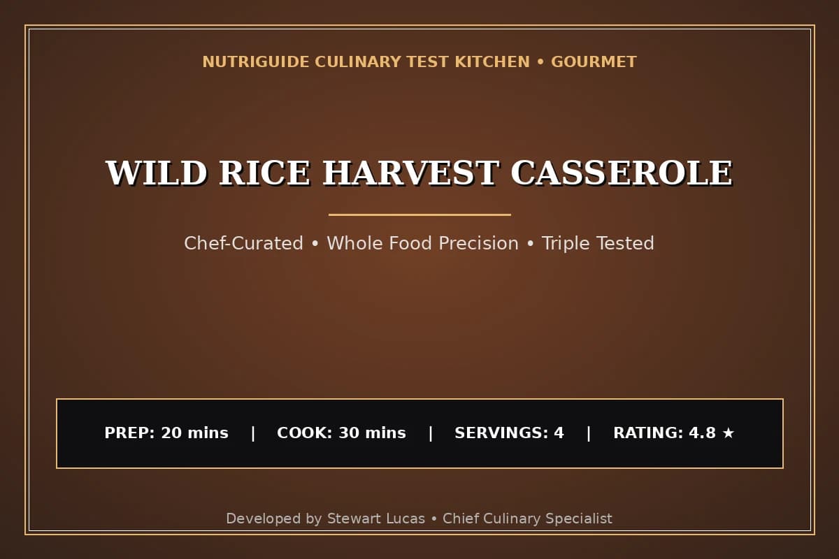 Wild Rice Harvest Casserole