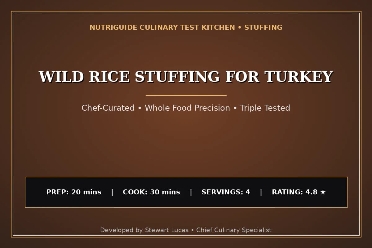 Wild Rice Stuffing For Turkey