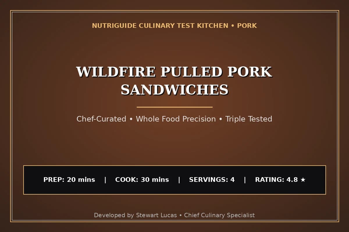 Wildfire Pulled Pork Sandwiches