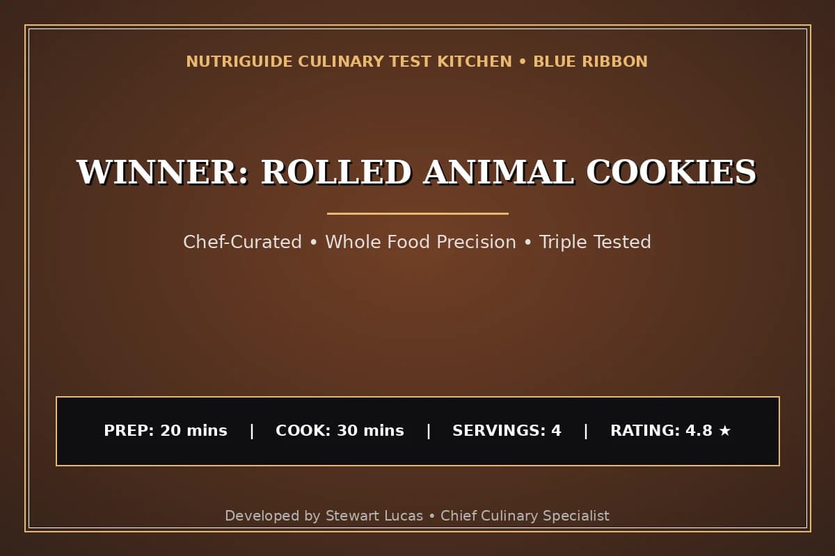 Winner: Rolled Animal Cookies