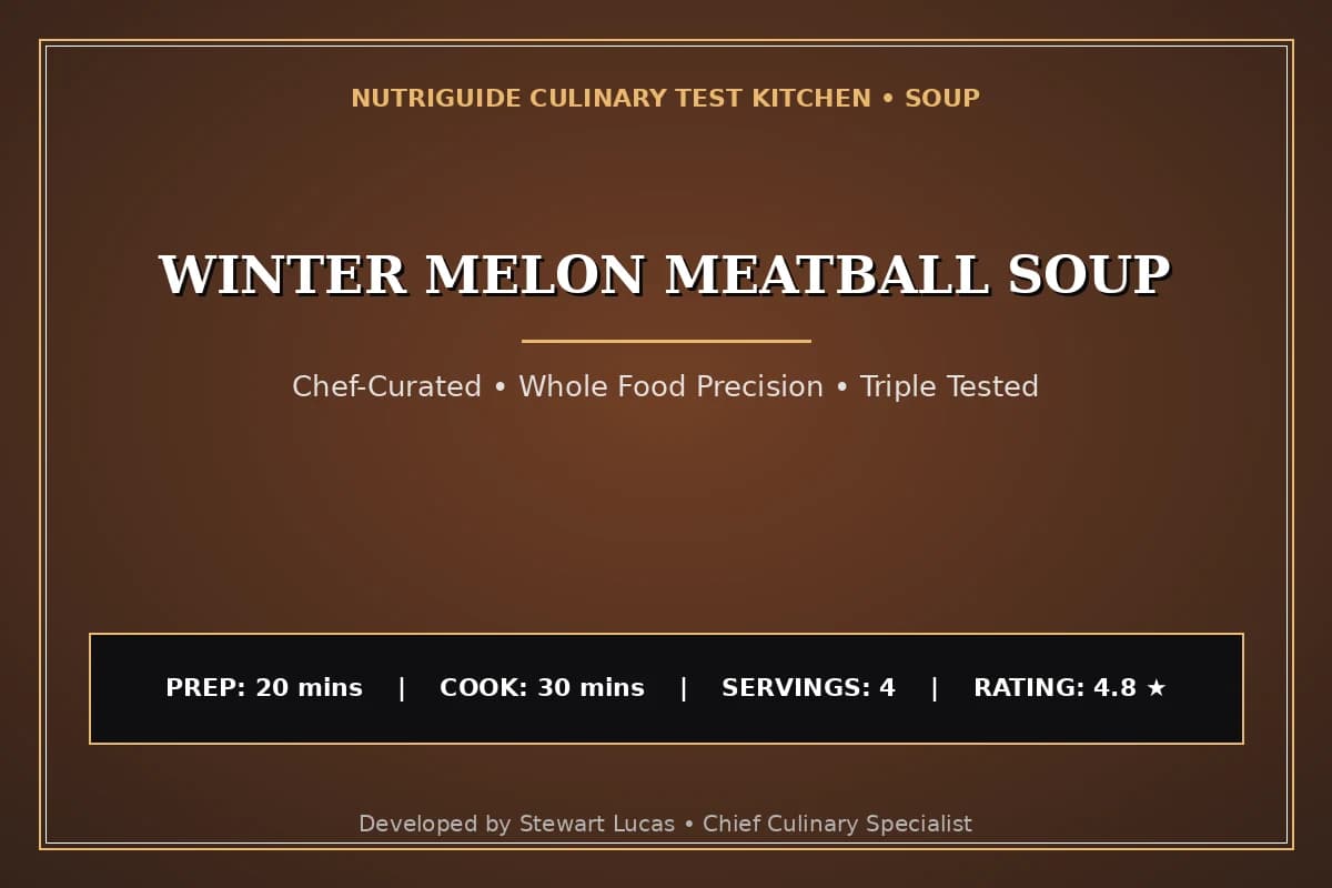 Winter Melon Meatball Soup