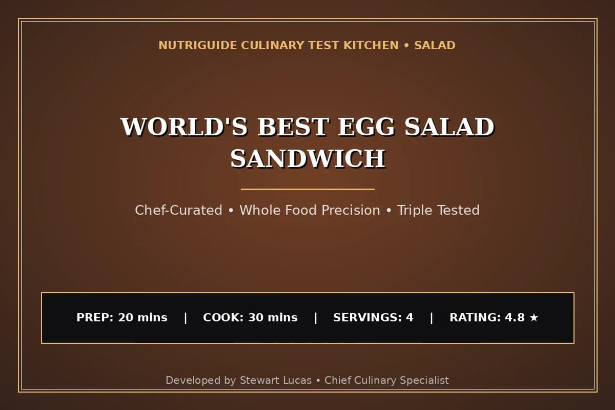 World'S Best Egg Salad Sandwich