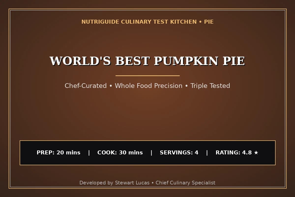 World'S Best Pumpkin Pie