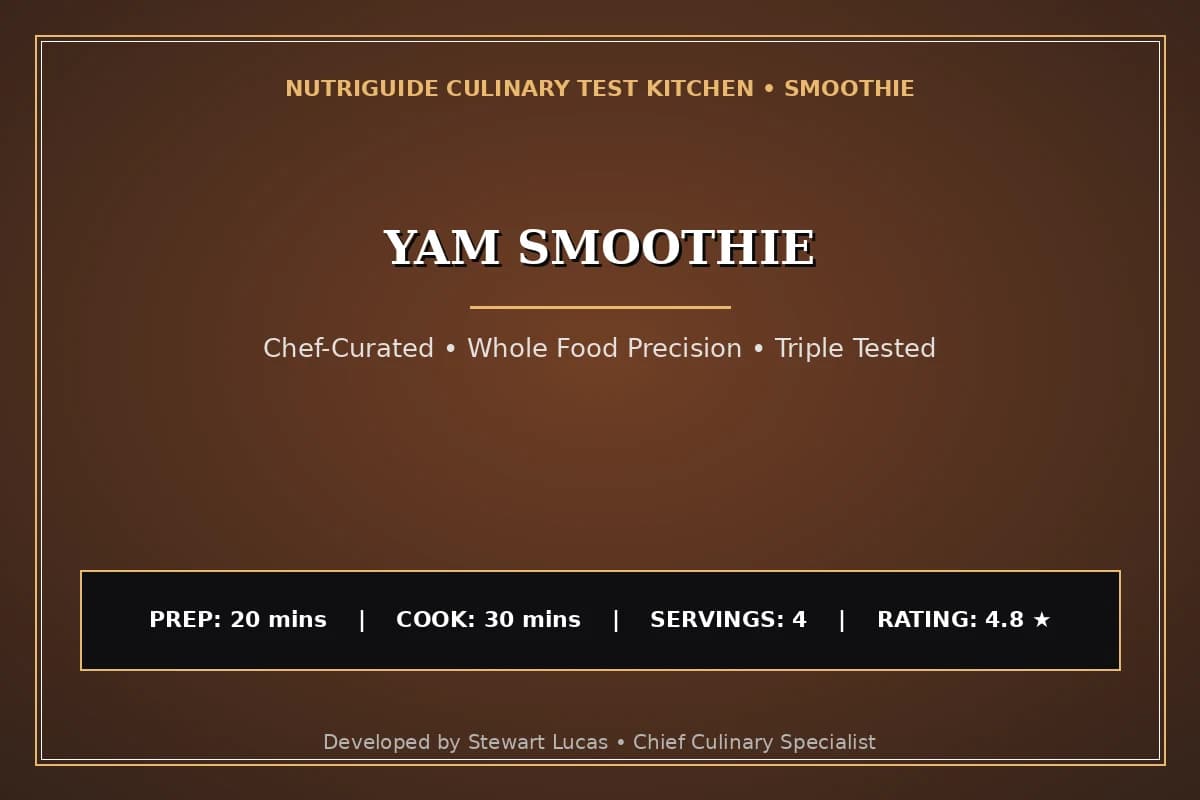 Yam Smoothie