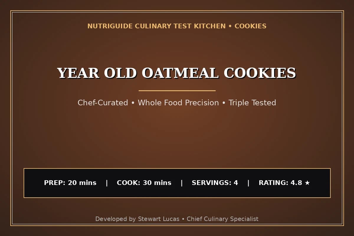 Year Old Oatmeal Cookies