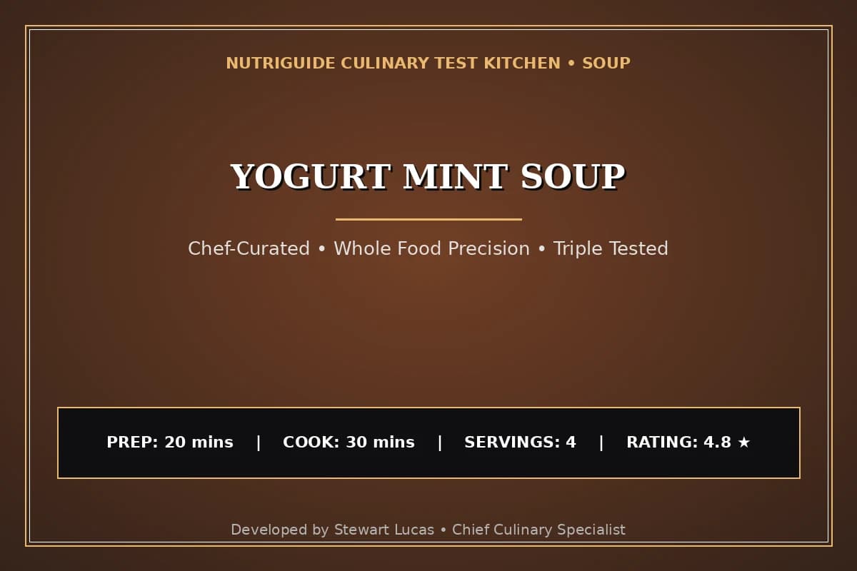 Yogurt Mint Soup
