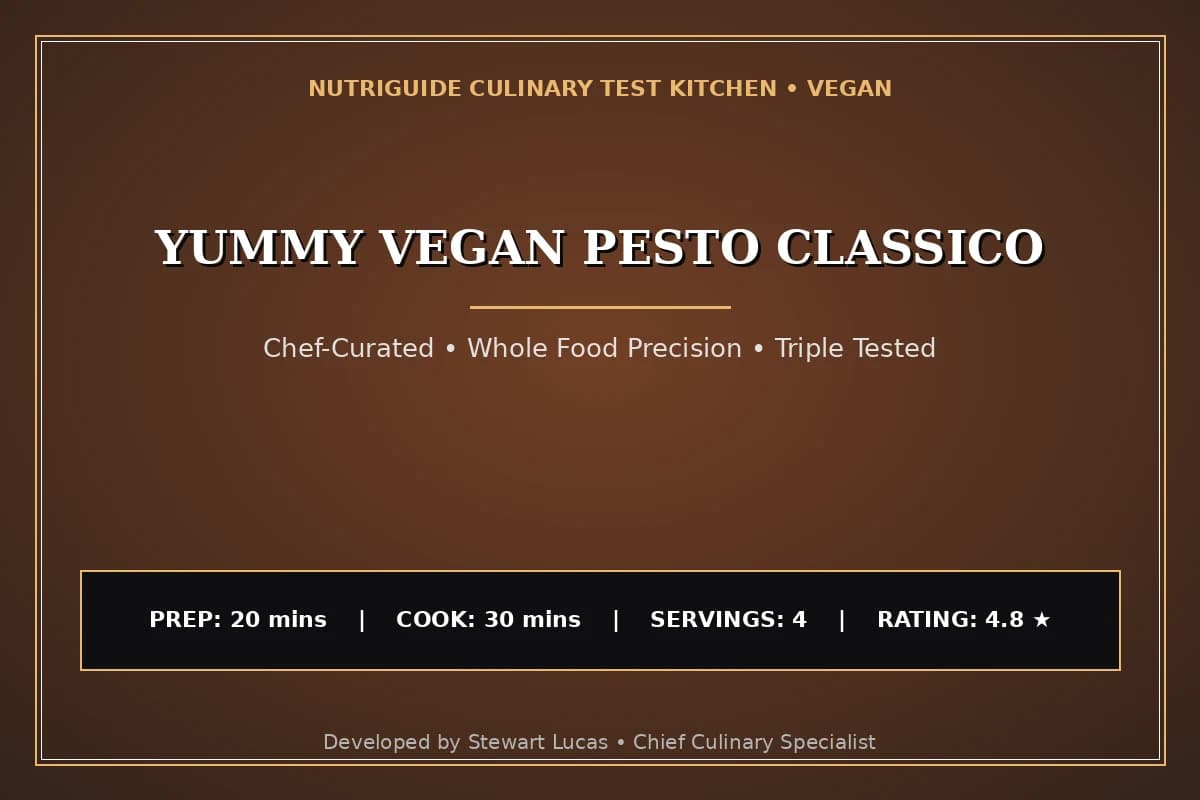 Yummy Vegan Pesto Classico