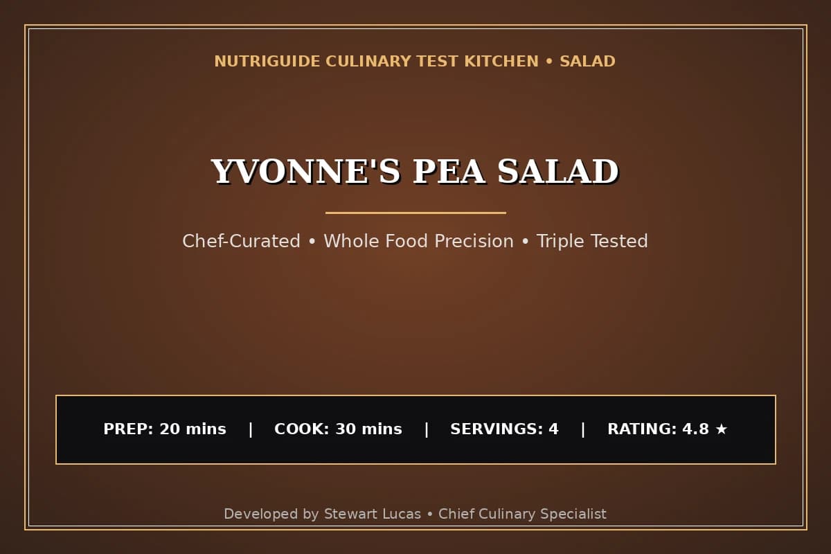 Yvonne'S Pea Salad