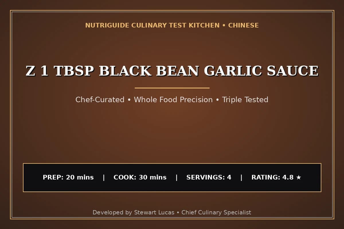 Z 1 Tbsp Black Bean Garlic Sauce