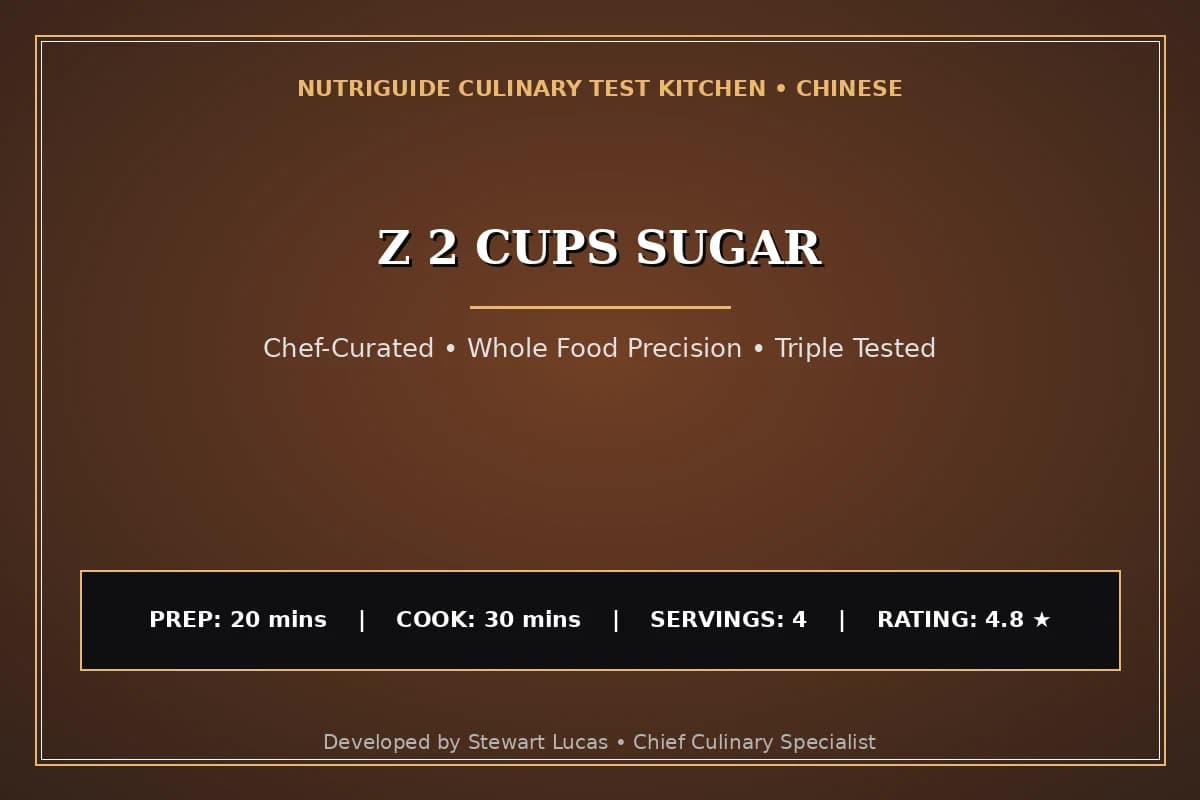 Z 2 Cups Sugar