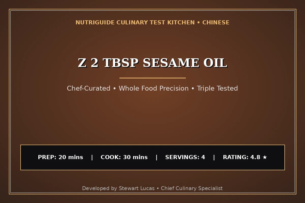 Z 2 Tbsp Sesame Oil