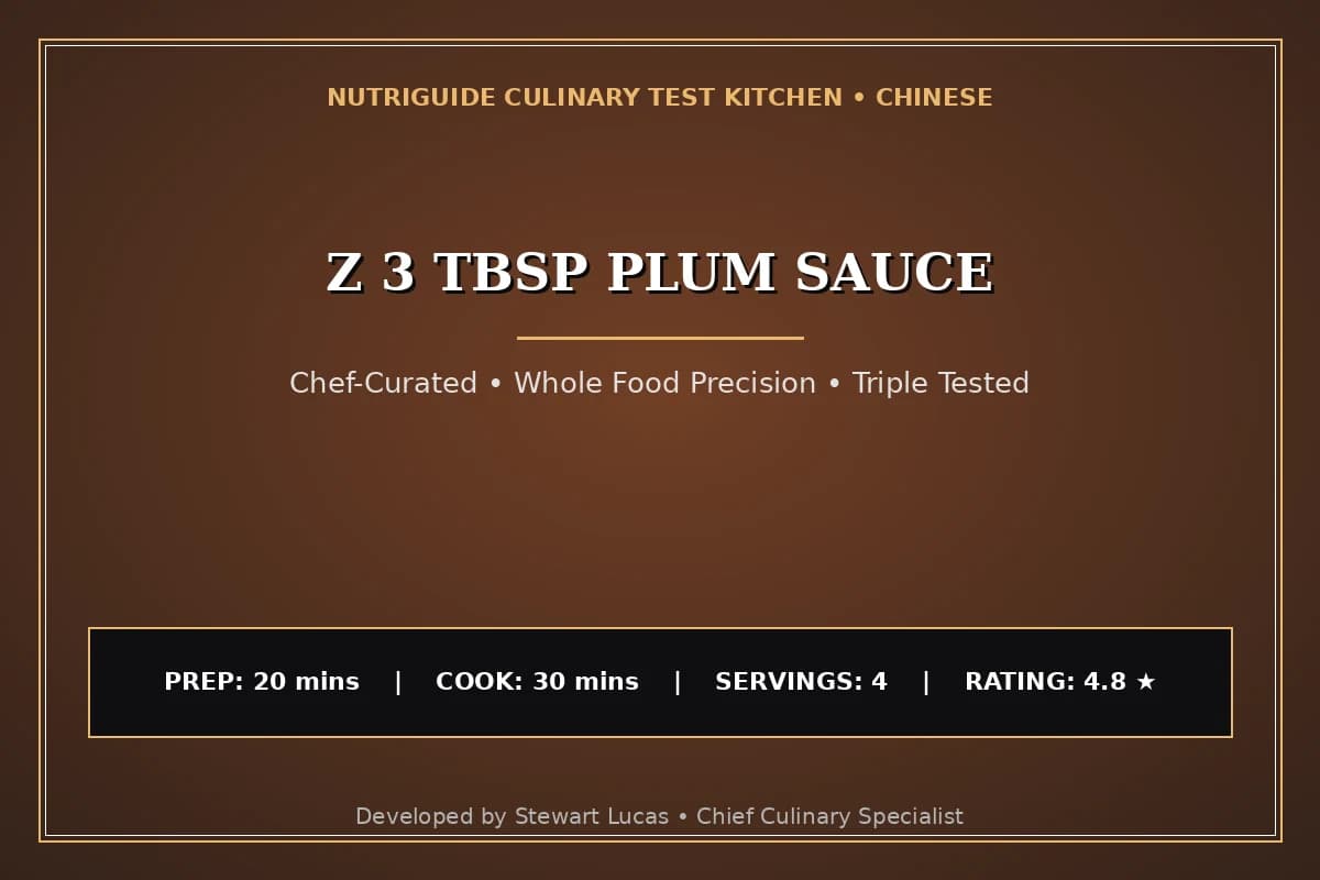 Z 3 Tbsp Plum Sauce