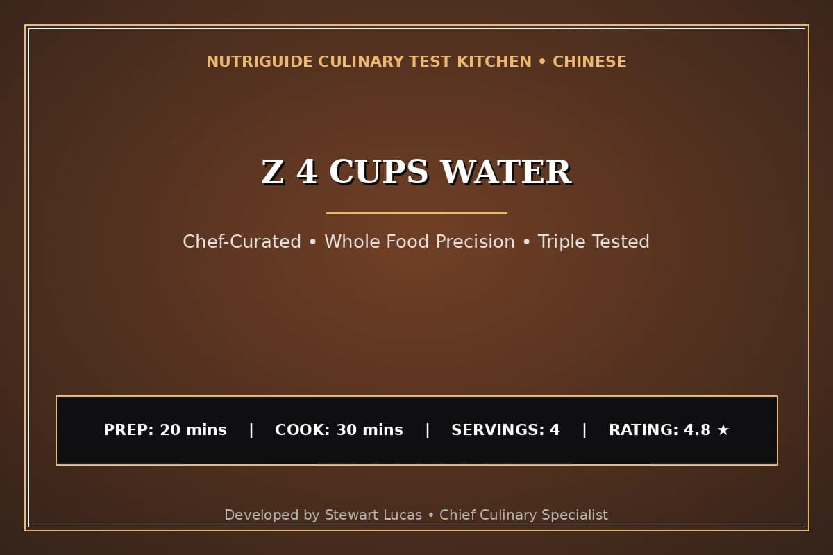 Z 4 Cups Water