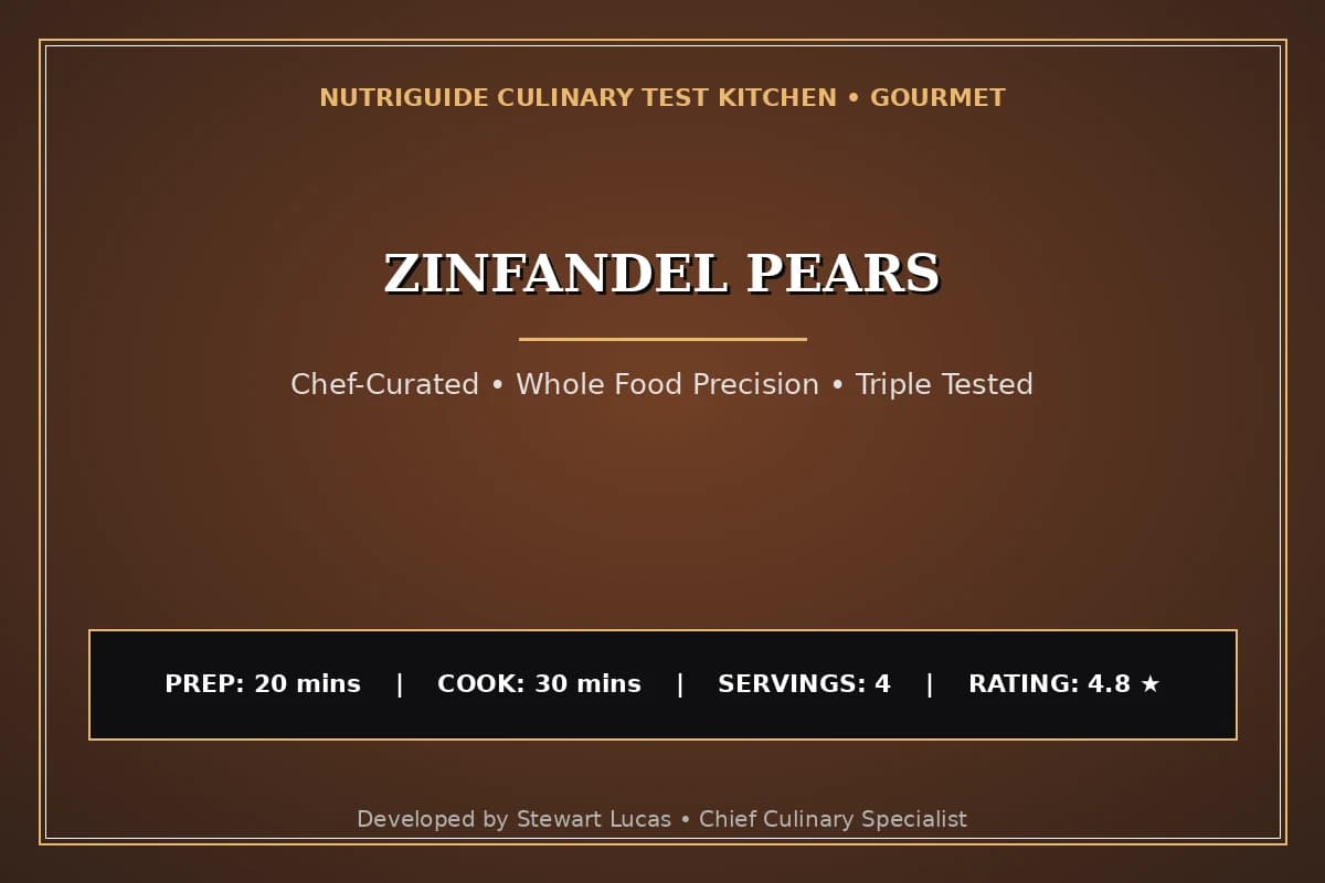 Zinfandel Pears