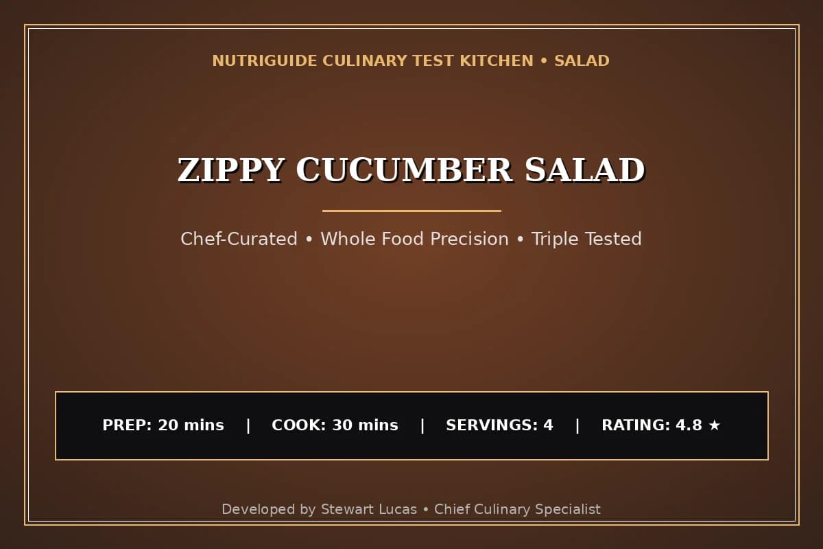 Zippy Cucumber Salad