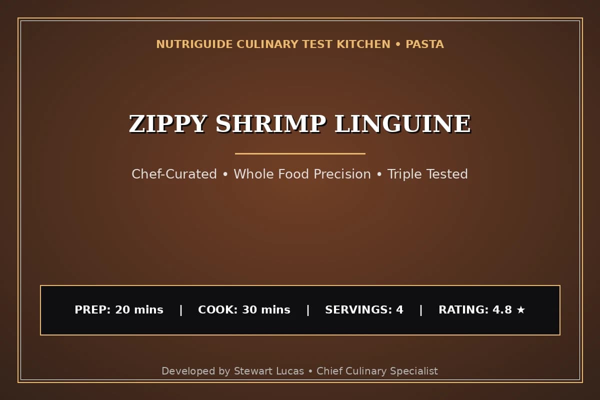 Zippy Shrimp Linguine