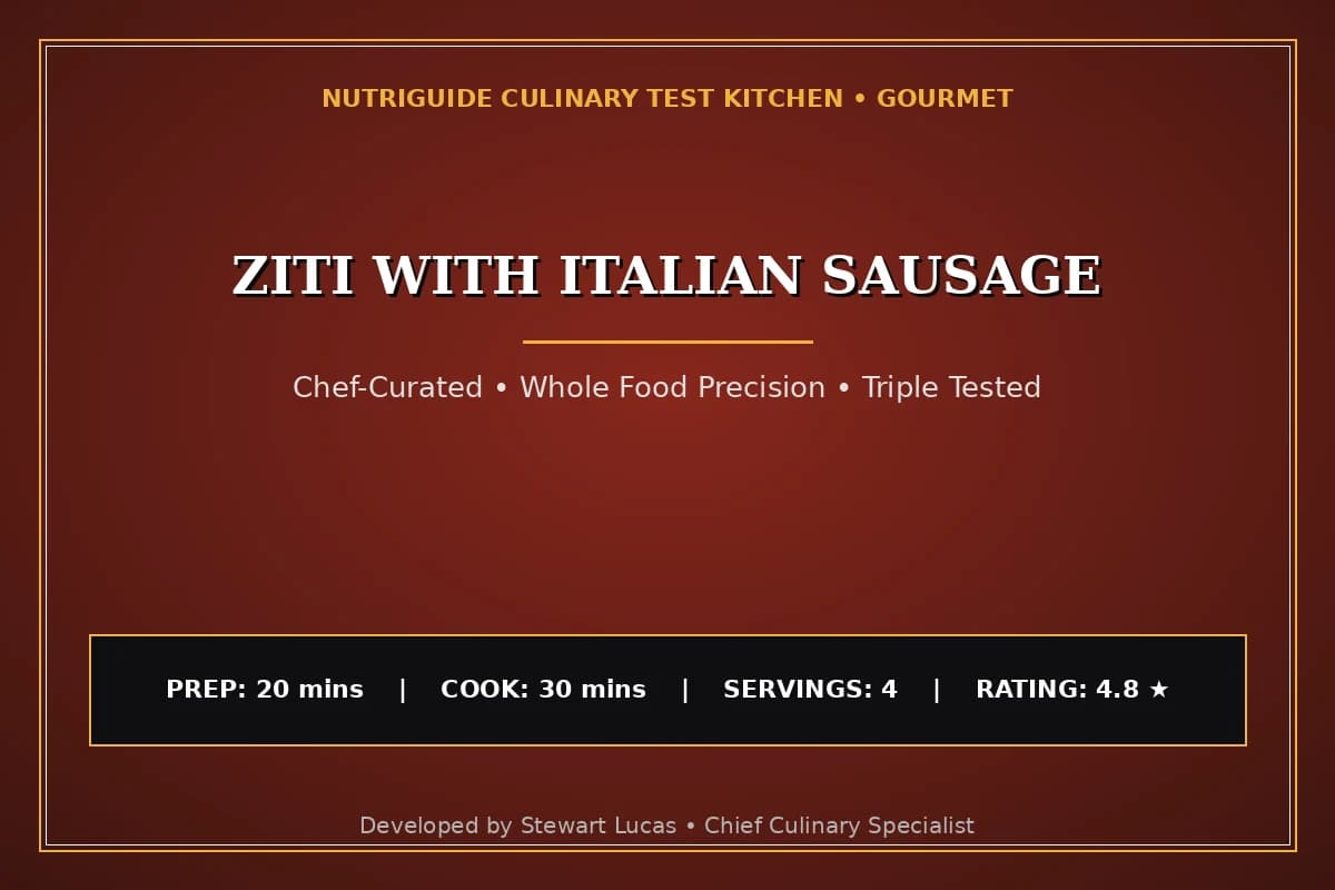 Ziti With Italian Sausage